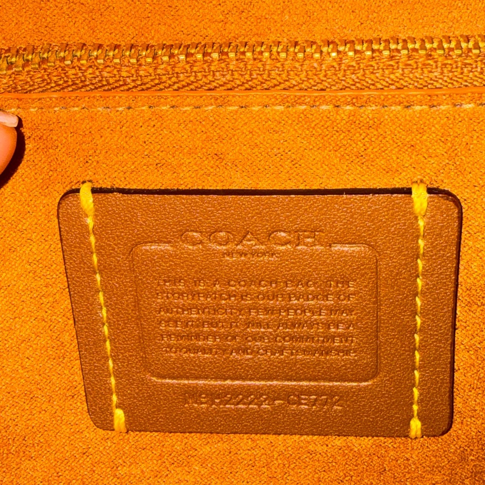 Coach Tabby Mini Pebble-Leather Crossbody Bag - Picture 8 of 8